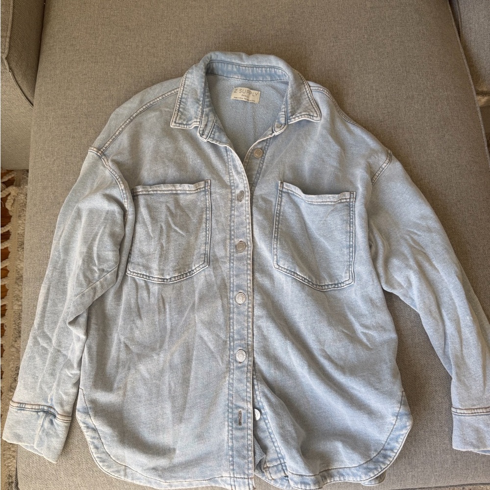 Z supply denim shirt jacket